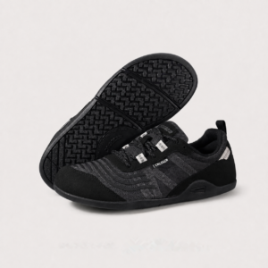 Wide-Toe Barefoot Walking Shoes — Black
