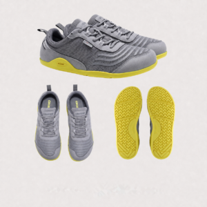 Wide-Toe Barefoot Walking Shoes — Grey