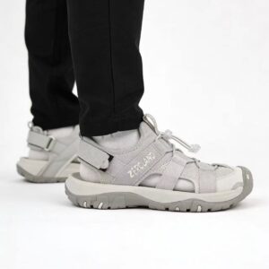 Closed-Toe Outdoor Sandals — Grey