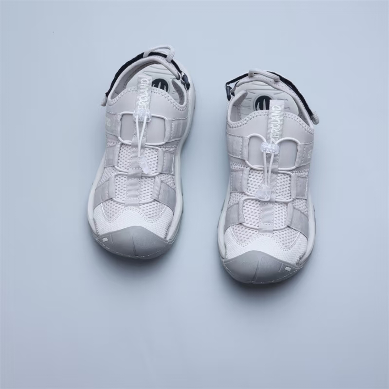 Closed-Toe Outdoor Sandals — Grey