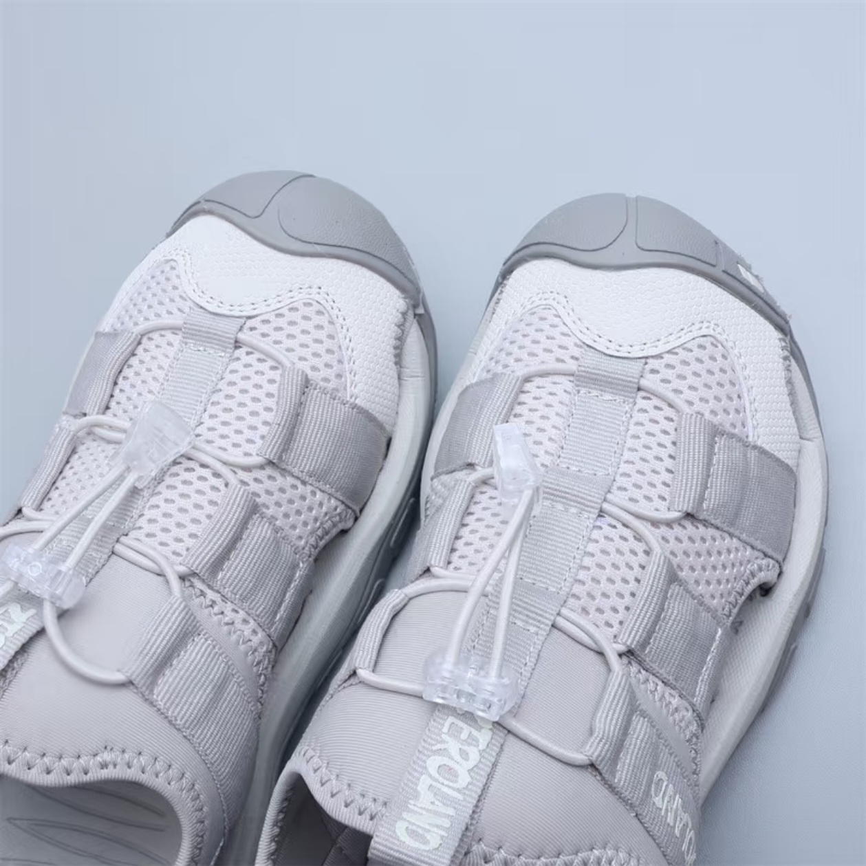 Closed-Toe Outdoor Sandals — Grey