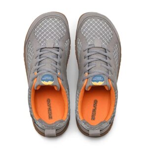 Mesh-Panel Everyday Sneakers — Grey