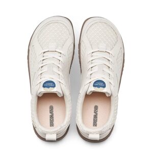 Mesh-Panel Everyday Sneakers — White
