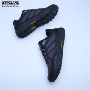 Wide-Toe Trail Running Shoes — Black Purple