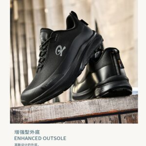 Wide-Toe Trail Running Shoes — Black