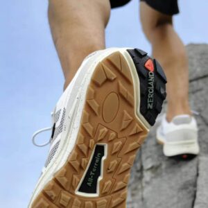 Cushioned Mesh Running Shoes — Orange