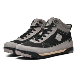 Mid-Cut Hiking Boots — Black