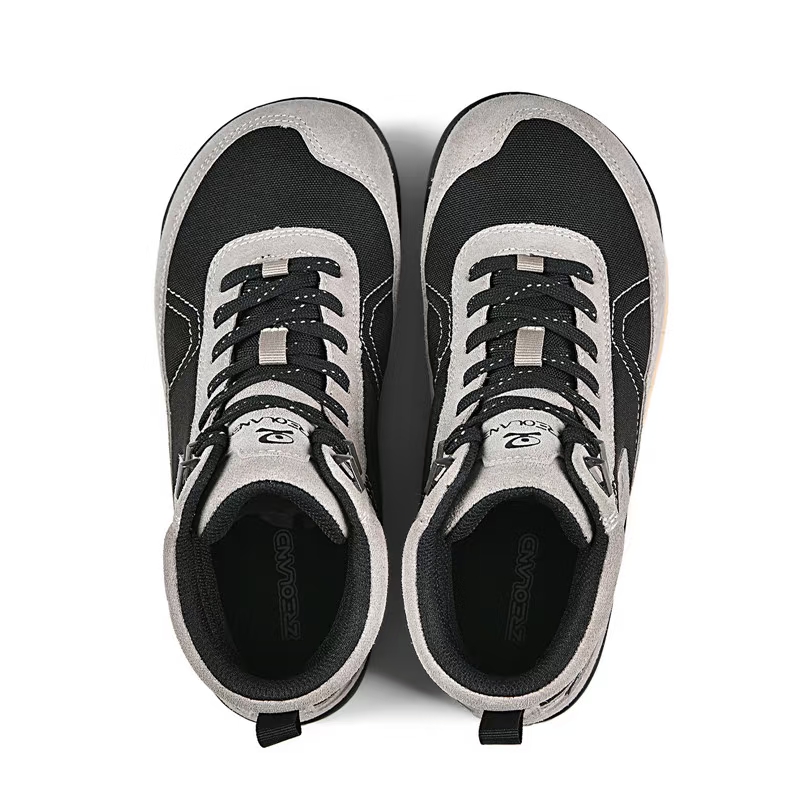 Mid-Cut Hiking Boots — Black