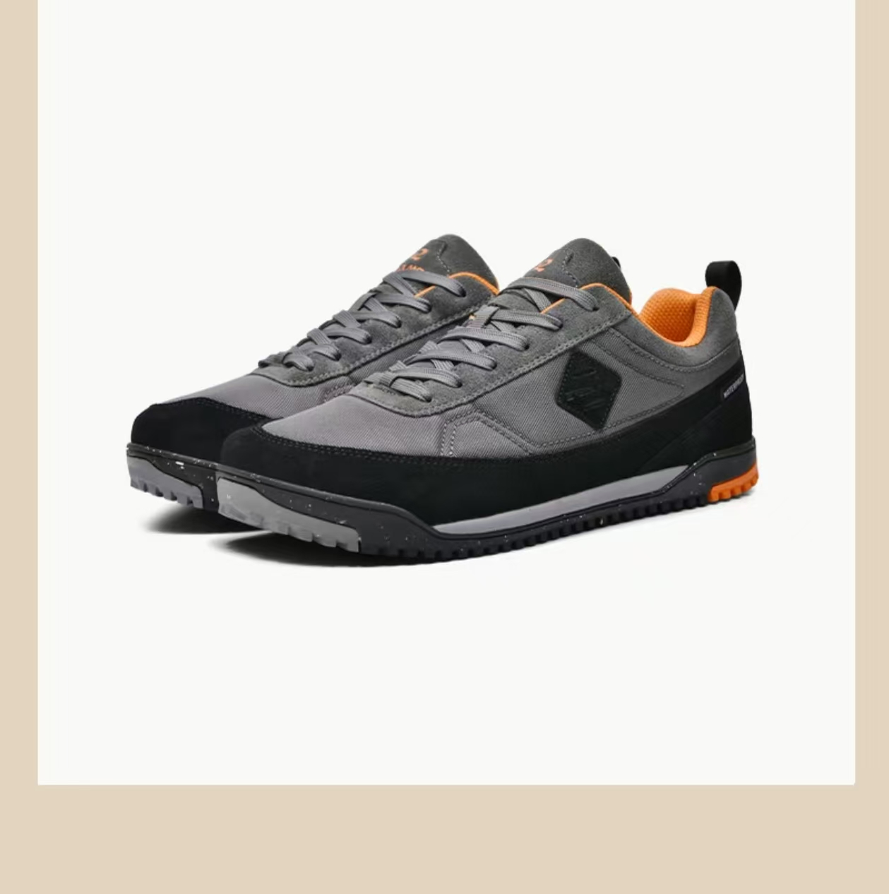 Low-Cut Hiking Shoes — Grey